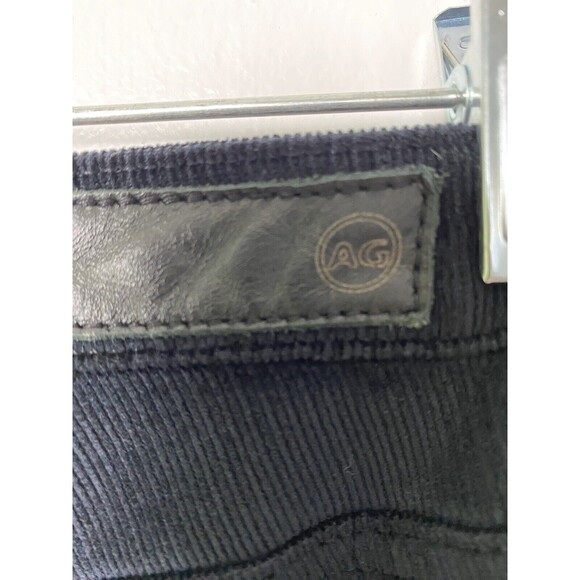 AG Adriano Goldschmied Women's Corduroy Pants Black Size 27R Super Skinny Ankle - Picture 11 of 16